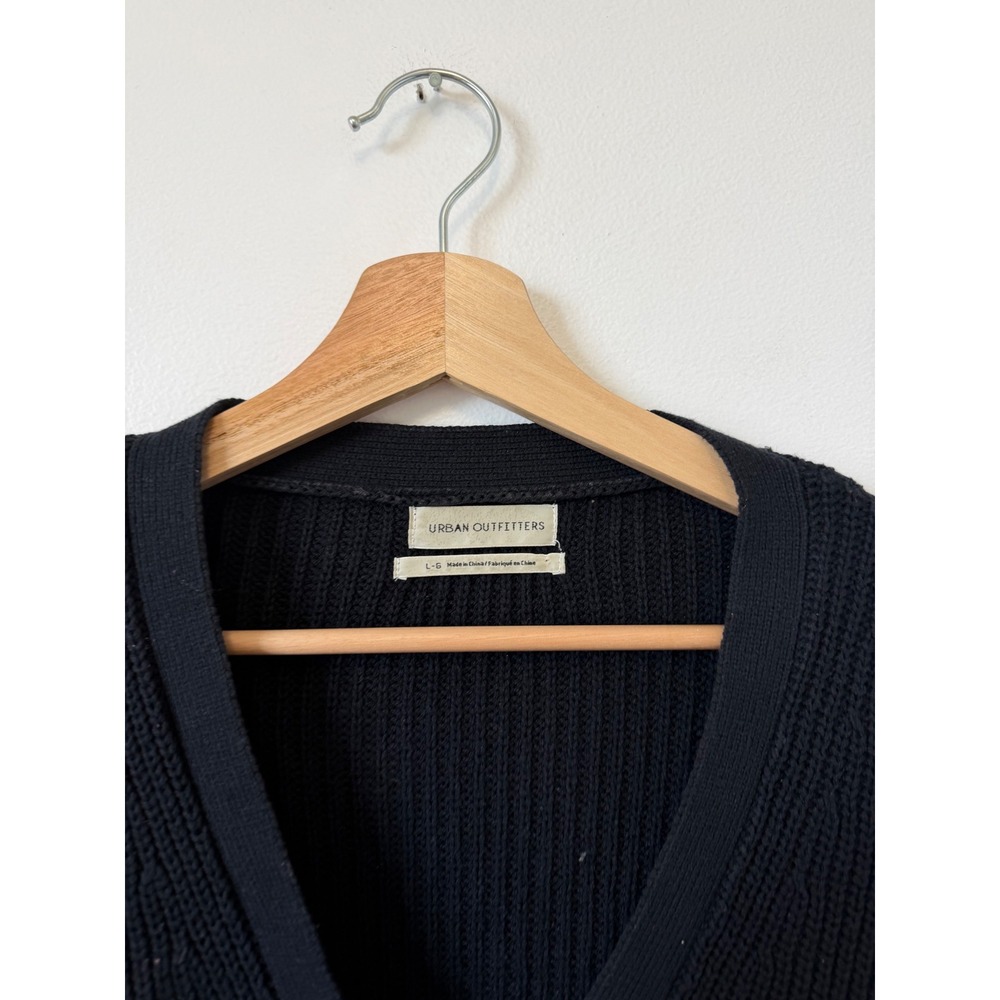 Urban Outfitters Women's Button-Down Cardigan – Black – Size Large - Picture 2 of 5